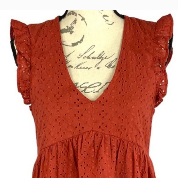 New Knox Rose Boho, Desert Red,sleeveless SummerDress NWT  Size M - Picture 4 of 14